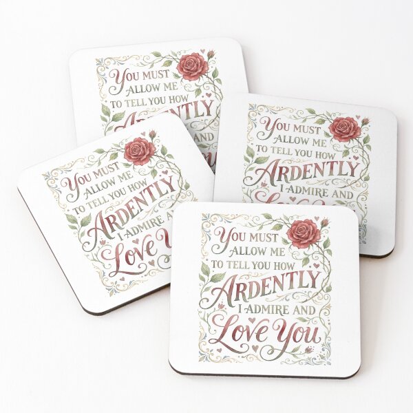 Item preview, Jane Austen You Must Allow Me To Tell You How Ardently I Admire And Love You designed and sold by Fenay Designs.