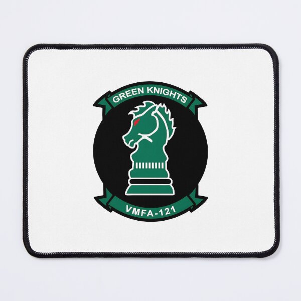 Item preview, Official Insignia of the VMFA-121 "Green Knights" Marine Fighter Attack Squadron designed and sold by CharlieDesings.