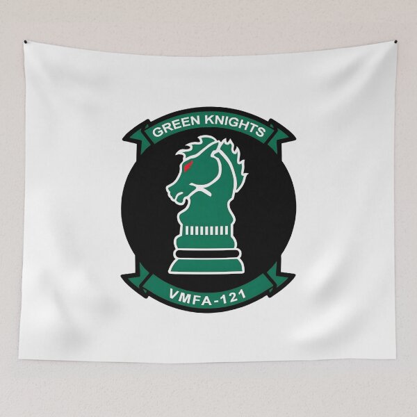 Item preview, Official Insignia of the VMFA-121 "Green Knights" Marine Fighter Attack Squadron designed and sold by CharlieDesings.