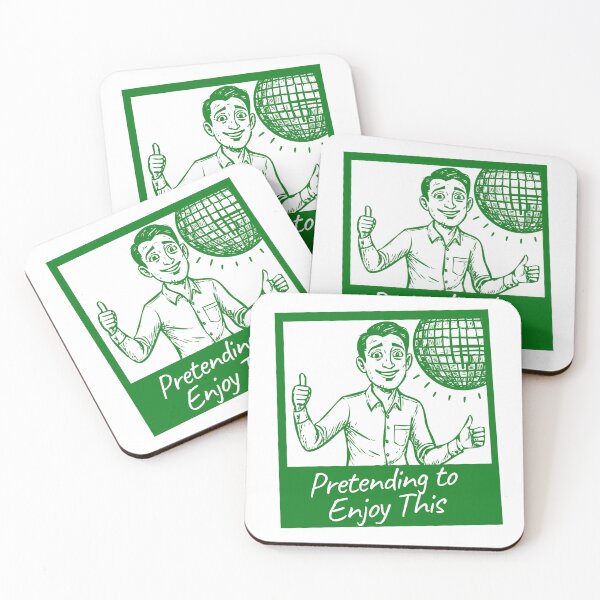 Item preview, Pretending to Enjoy This – Funny Introvert Social Humor Design designed and sold by PhokaPhokich.