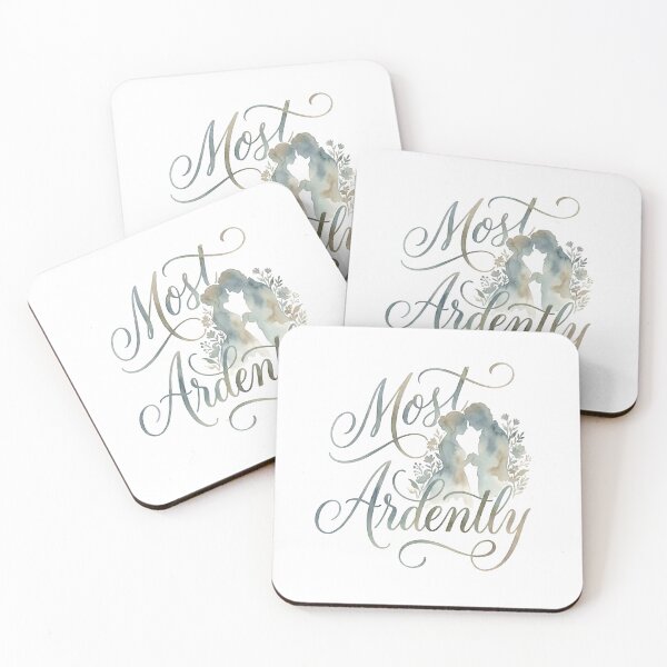 Item preview, Most Ardently Jane Austen Pride and Prejudice Romantic Quote designed and sold by Fenay Designs.
