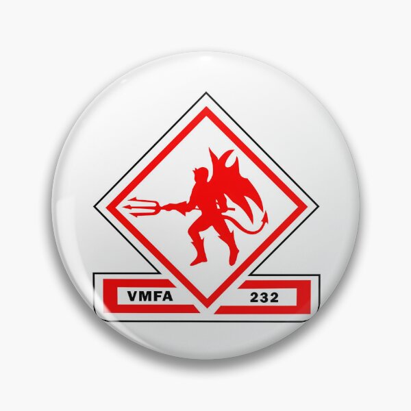 Item preview, Official Insignia of the VMFA-232 "Red Devils" Marine Fighter Attack Squadron designed and sold by CharlieDesings.