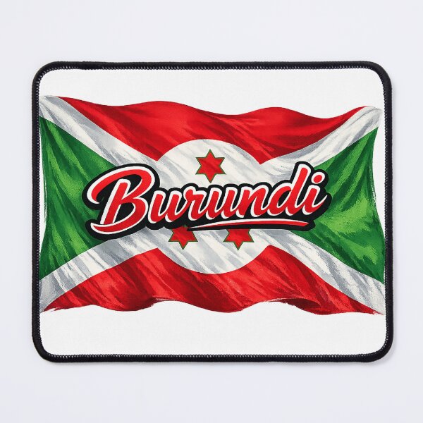 Item preview, Burundi Waving Flag Design – Burundi Pride Patriotic Country Graphic designed and sold by GarnerSupplyCo.