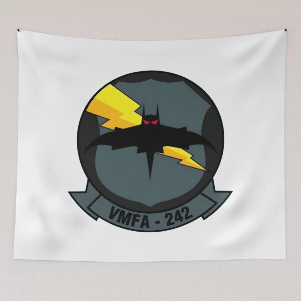 Artikelvorschau, Offizielles Abzeichen des VMFA-242 "Bats" Marine Fighter Attack Squadron entworfen und verkauft von CharlieDesings.