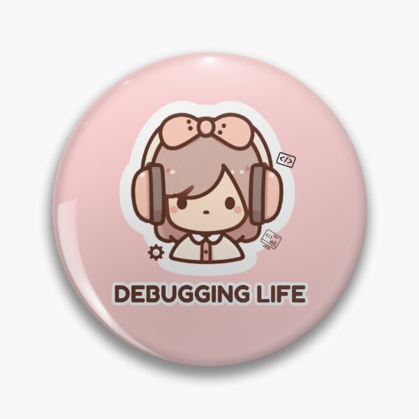 Item preview, Debugging Life – Funny Programmer & Tech Sticker designed and sold by CtrlSlayStudio.
