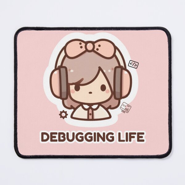 Item preview, Debugging Life – Funny Programmer & Tech Sticker designed and sold by CtrlSlayStudio.