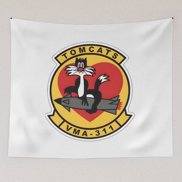 Item preview, Official Insignia of the VMA-311 "Tomcats" Marine Attack Squadron designed and sold by CharlieDesings.