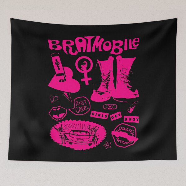 Item preview, Bratmobile Rock Riot Girls Get Busy  designed and sold by miego-desine.