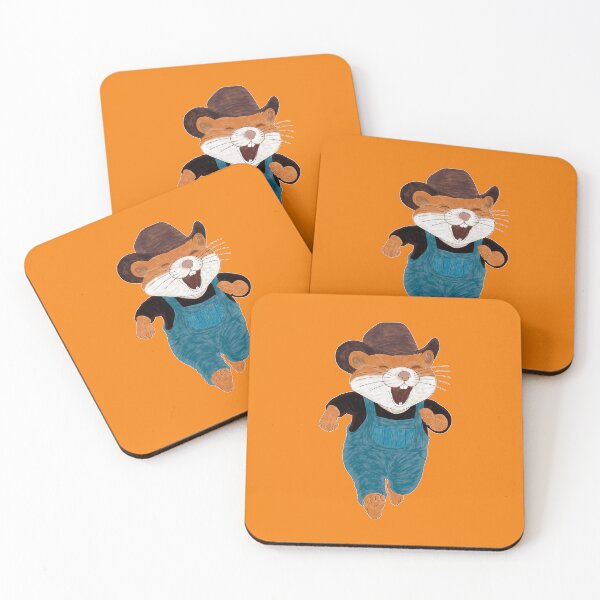 Item preview, Smiling, running farmer Terry Hamsterry designed and sold by TomFulek.