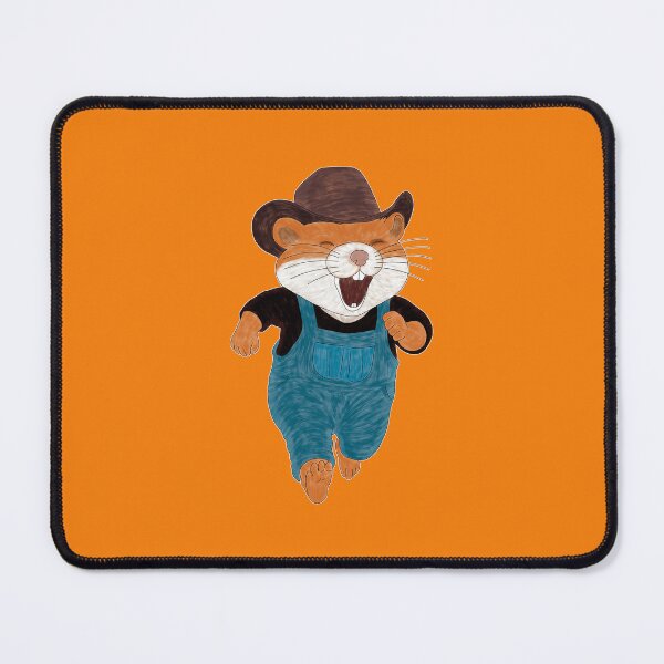 Item preview, Smiling, running farmer Terry Hamsterry designed and sold by TomFulek.