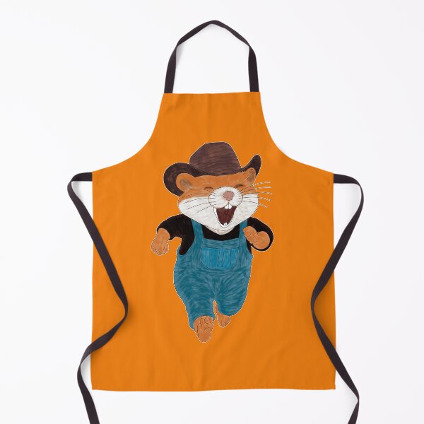 Item preview, Smiling, running farmer Terry Hamsterry designed and sold by TomFulek.