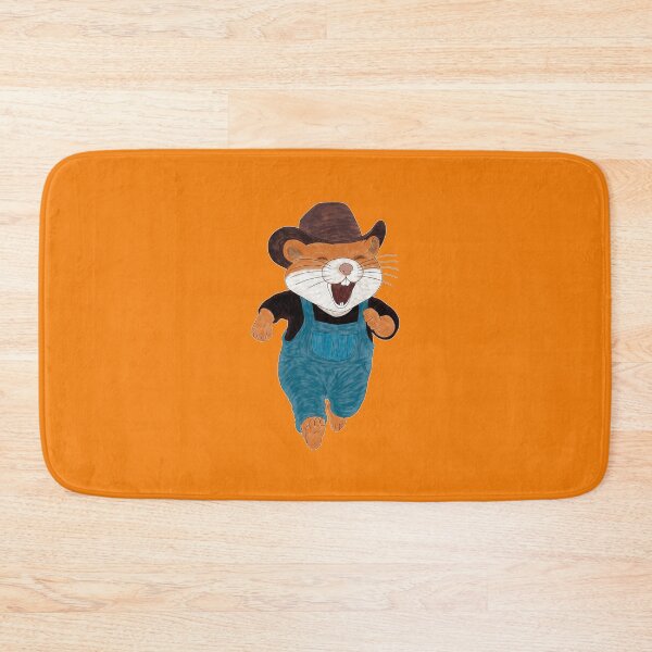 Item preview, Smiling, running farmer Terry Hamsterry designed and sold by TomFulek.