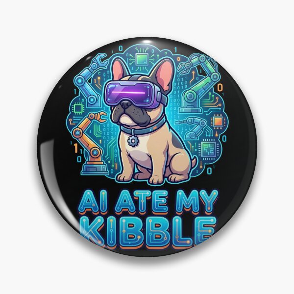 Item preview, French Bulldog Navigating The Artificial Intelligence Tech Revolution designed and sold by Tong4130.