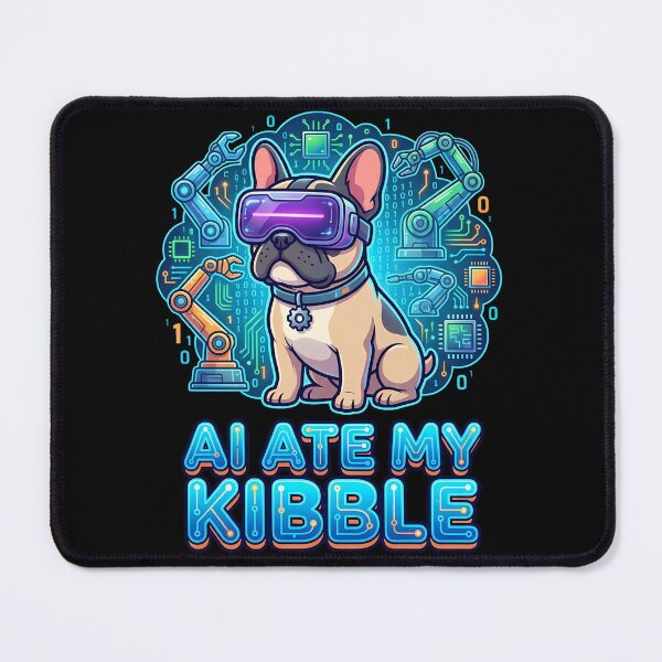 Item preview, French Bulldog Navigating The Artificial Intelligence Tech Revolution designed and sold by Tong4130.