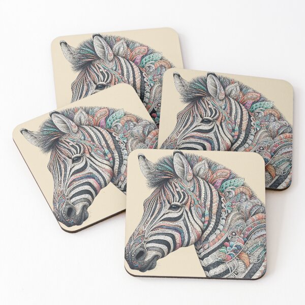Item preview, Zebra in Zentangle Dreams   designed and sold by Vanich-Panich.
