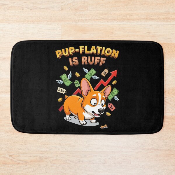 Item preview, Shocked Corgi Dealing With The Global Economic Inflation Crisis designed and sold by Tong4130.