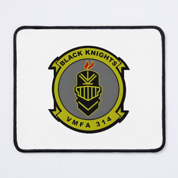 Item preview, Official Insignia of the VMFA-314 "Black Knights" Marine Fighter Attack Squadron designed and sold by CharlieDesings.