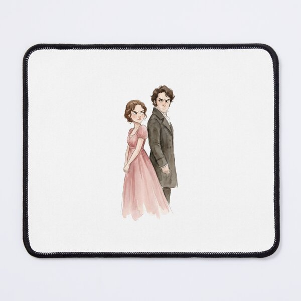Item preview, Classic Romance Pride and Prejudice Mr Darcy Elizabeth Bennet designed and sold by Fenay Designs.