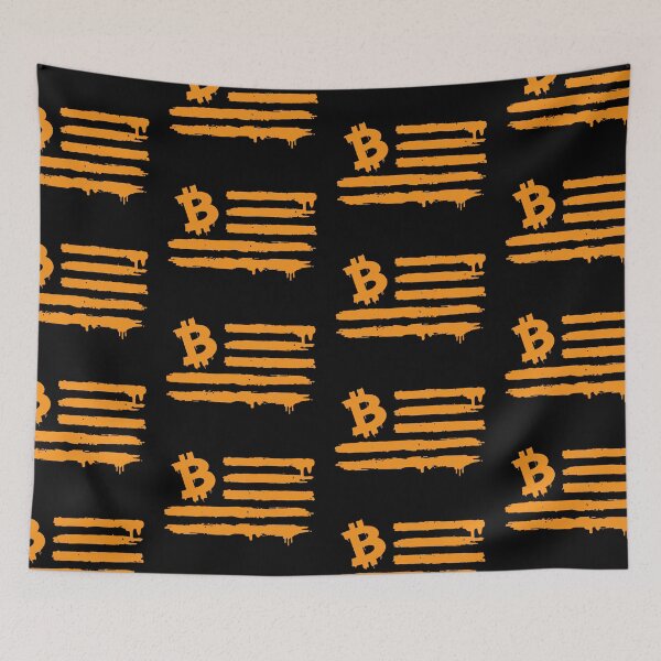 Item preview, Bitcoin Flag designed and sold by inkstyl.