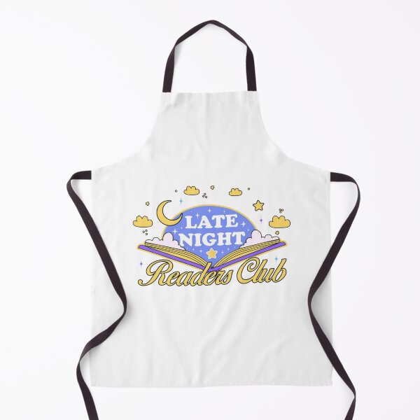 Item preview, late night readers club - retro dreamy cloudy book design designed and sold by JinxyArtistry.