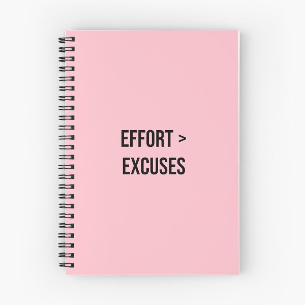 Item preview, Effort > Excuses designed and sold by Daniel-DL.