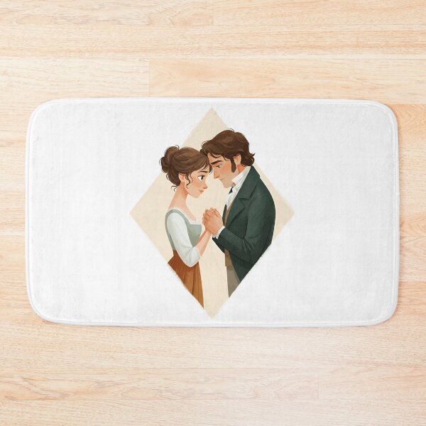 Item preview, True Love Pride and Prejudice Mr Darcy Elizabeth Bennet designed and sold by Fenay Designs.