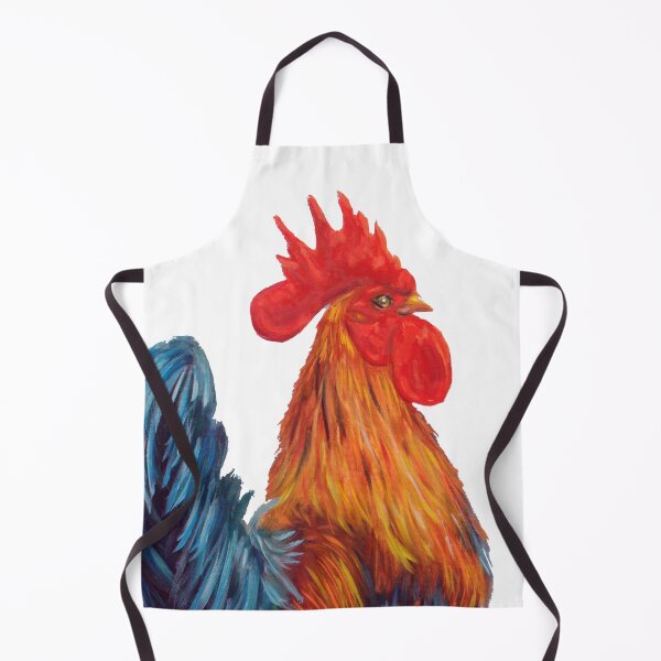 Item preview, Gallo Portrait - Bold Rooster Head Oil Painting designed and sold by JurateArt-DK.