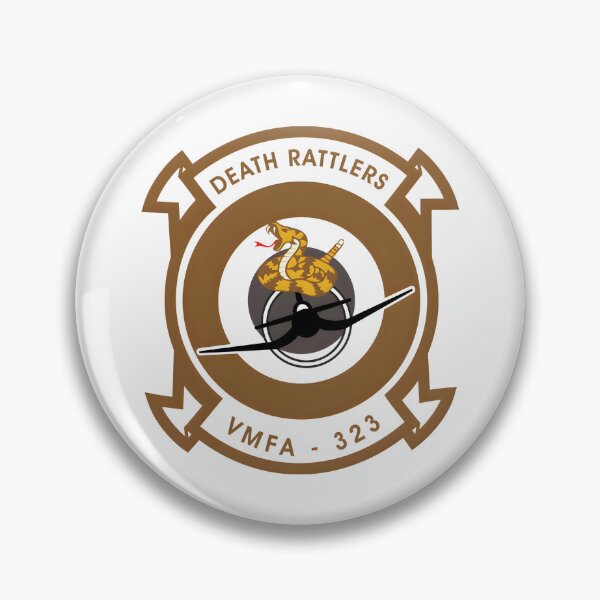 Item preview, Official Insignia of the VMFA-323 "Death Rattlers" Marine Fighter Attack Squadron designed and sold by CharlieDesings.