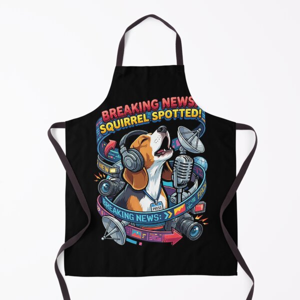 Item preview, Enthusiastic Beagle Reporting Breaking News In Modern Media Cycle designed and sold by Tong4130.