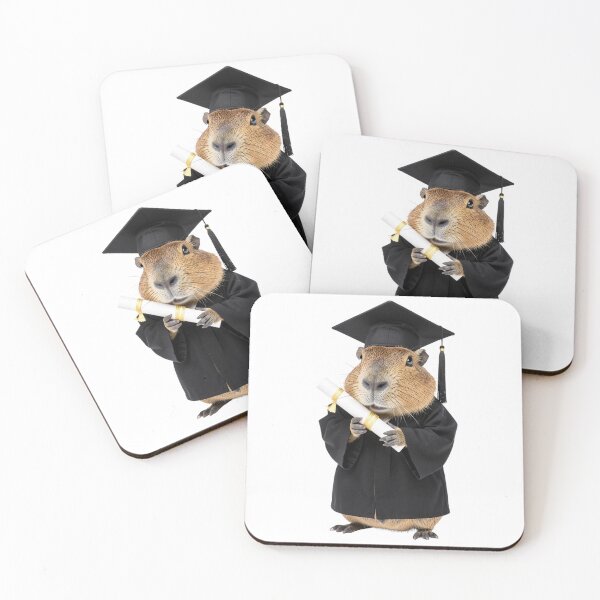 Item preview, The Distinguished Graduate Capybara designed and sold by Pabello16.