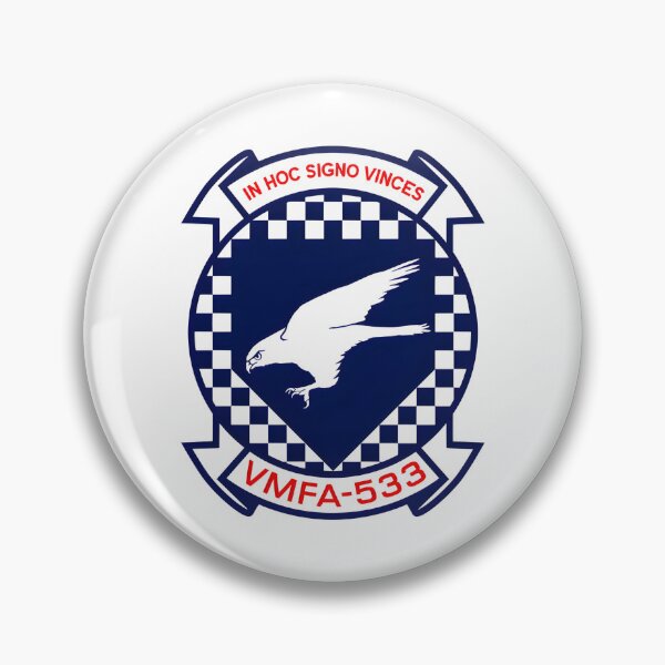 Item preview, Official Insignia of the VMFA-533 "Hawks" Marine Fighter Attack Squadron designed and sold by CharlieDesings.