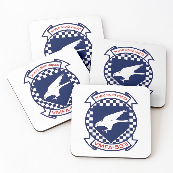 Item preview, Official Insignia of the VMFA-533 "Hawks" Marine Fighter Attack Squadron designed and sold by CharlieDesings.