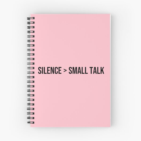 Item preview, Silence > Small Talk designed and sold by Daniel-DL.