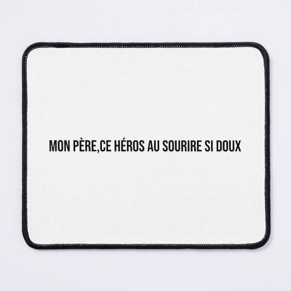 Item preview, Mon père,ce héros au sourire si doux. designed and sold by LiteraryQuotes.