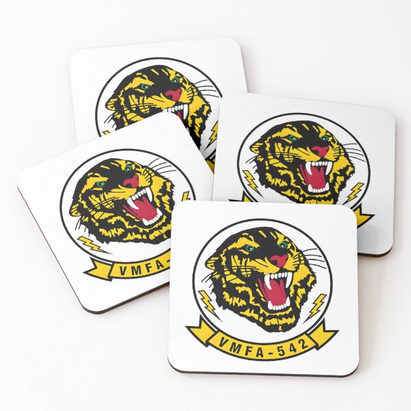 Item preview, Official Insignia of the VMFA-542 "Tigers" Marine Fighter Attack Squadron designed and sold by CharlieDesings.