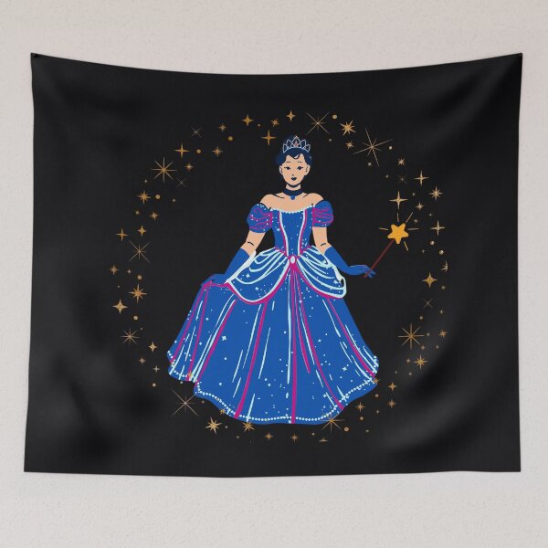 Item preview, Midnight Star Princess – Magical Fairy Tale Illustration designed and sold by Y-MOONSTAR.