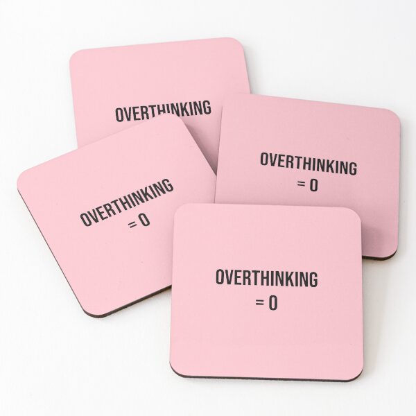 Item preview, Overthinking = 0 designed and sold by Daniel-DL.