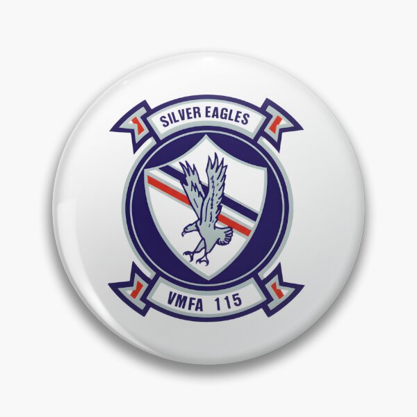 Item preview, Official Insignia of the VMFA-115 "Silver Eagles" Marine Fighter Attack Squadron designed and sold by CharlieDesings.