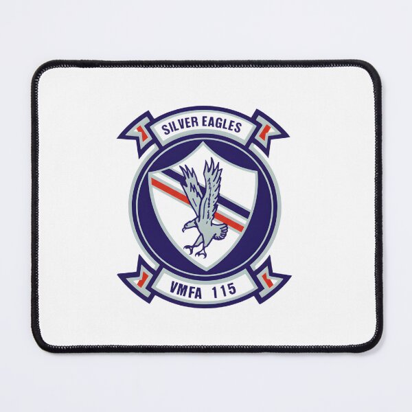 Item preview, Official Insignia of the VMFA-115 "Silver Eagles" Marine Fighter Attack Squadron designed and sold by CharlieDesings.