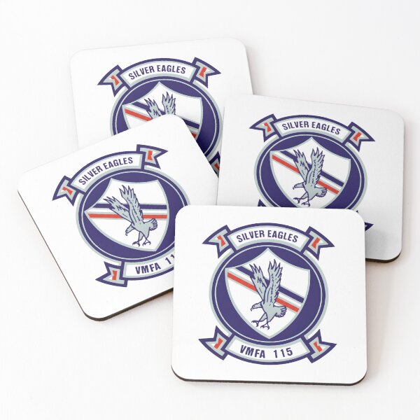 Item preview, Official Insignia of the VMFA-115 "Silver Eagles" Marine Fighter Attack Squadron designed and sold by CharlieDesings.