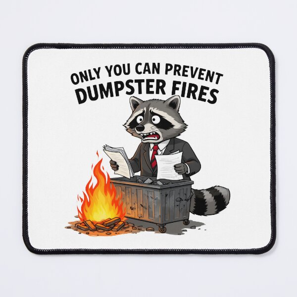 Item preview, Only You Can Prevent Dumpster Fires T-shirt designed and sold by OlizaPrint.
