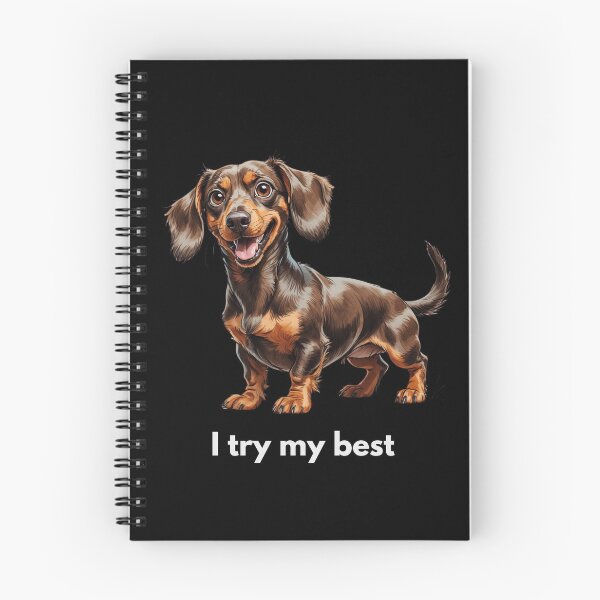 Item preview, I Try My Best – Scruffy Dog Illustration designed and sold by PAPIRO SIGLO XXI.