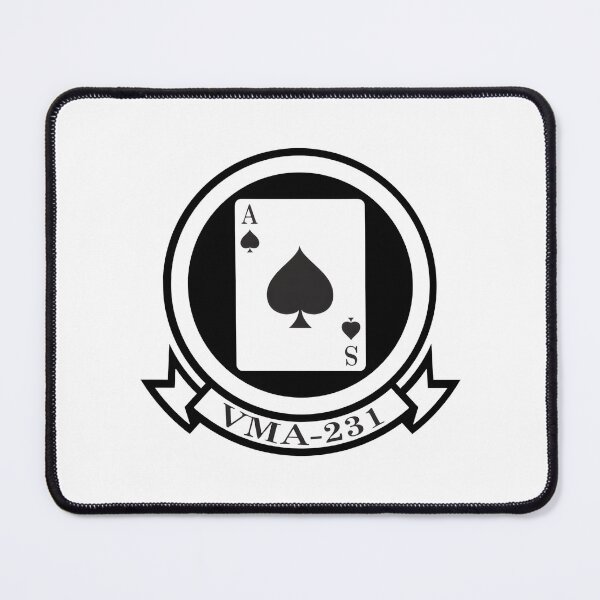 Item preview, Official Insignia of the VMA-231 "Ace of Spades" Marine Attack Squadron designed and sold by CharlieDesings.