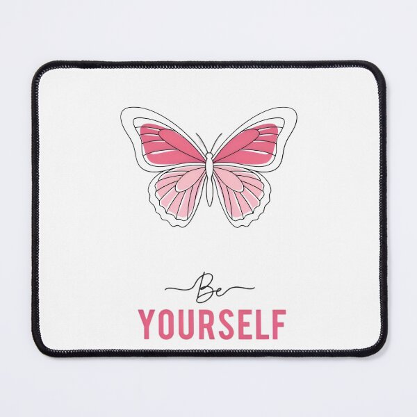 Item preview, Minimal Butterfly “Be Yourself” Typography designed and sold by avwear.