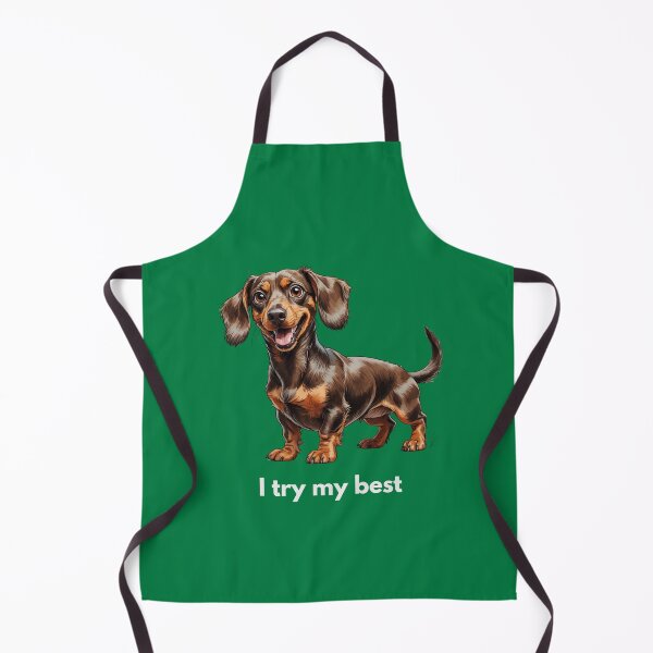 Item preview, I Try My Best – Scruffy Cute Dog Illustration designed and sold by PAPIRO SIGLO XXI.