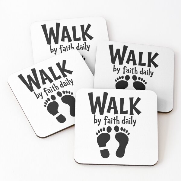 Item preview, Walk by faith daily designed and sold by muddiver.