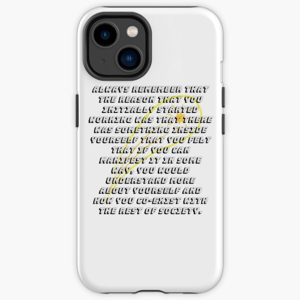 Advice From David Bowie iPhone Tough Case