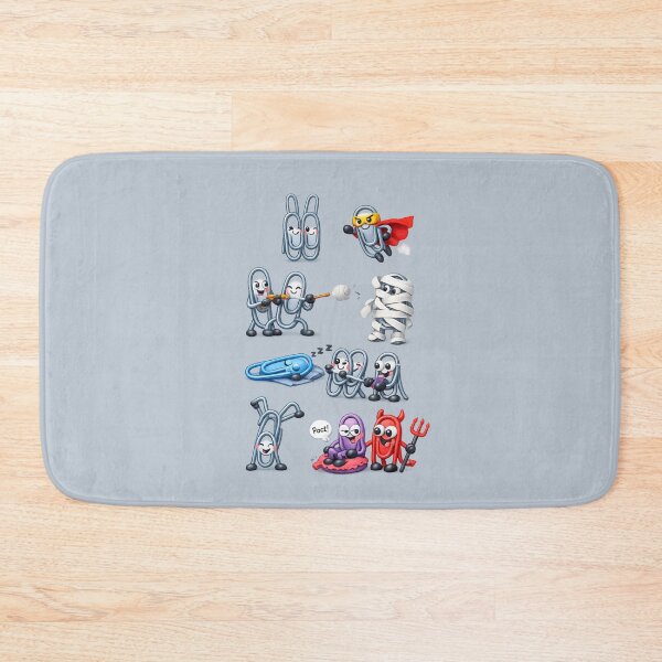 Item preview, Cute Mischievous Paperclip Gang | Kawaii Office Prank Art designed and sold by Moons Studio.