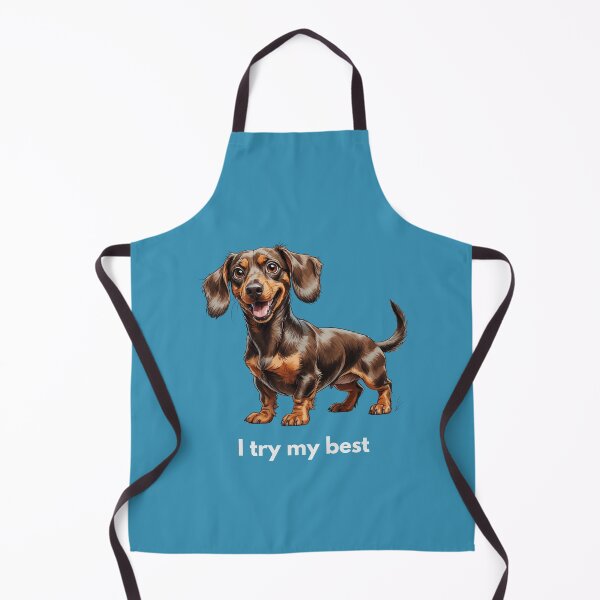 Item preview, I Try My Best – Cute Dog Illustration designed and sold by PAPIRO SIGLO XXI.