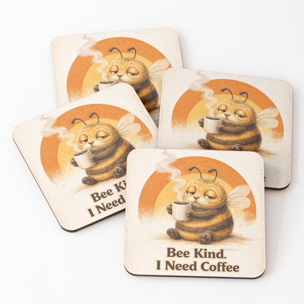 Item preview, Bee Kind I Need Coffee designed and sold by Morna123.
